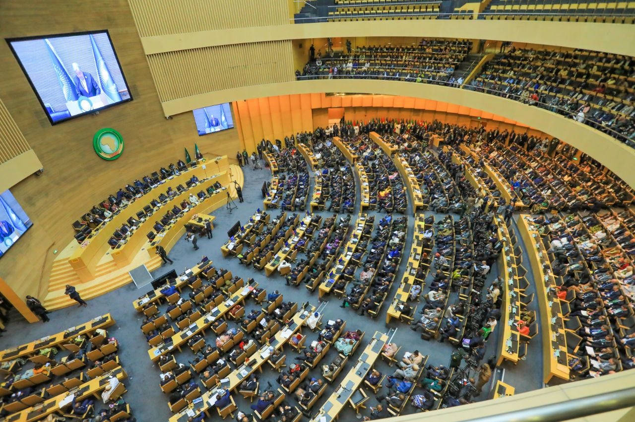Opening ceremony of the 39th African Union Summit on 14th February 2026.